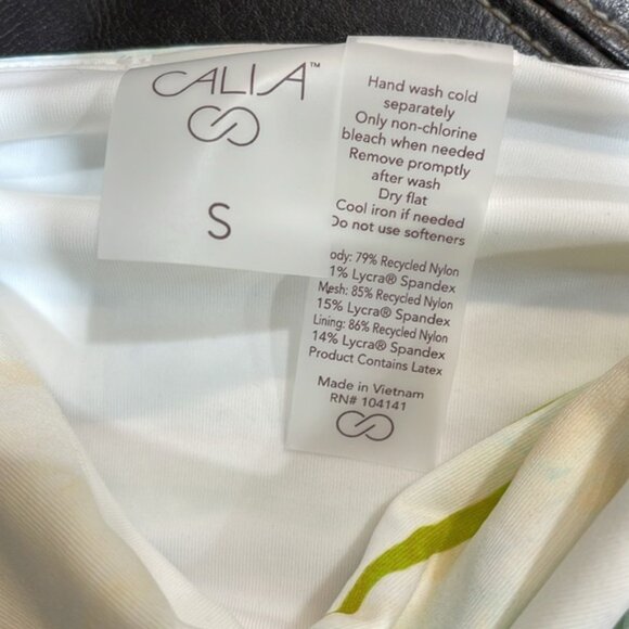 CALIA Women's High Waisted Ruched Side Tie Swim Bottoms - Picture 6 of 8